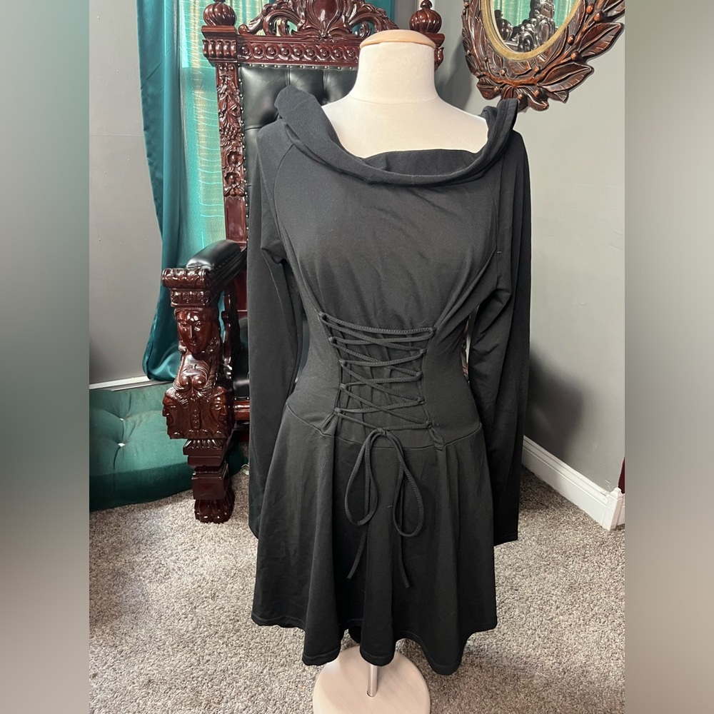 Witchy hooded dress